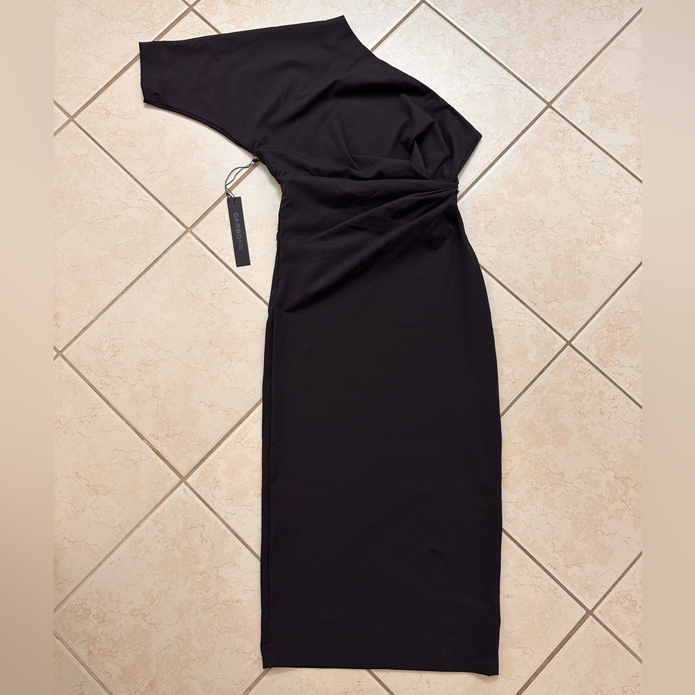Carbon38 Black One-Shoulder Dress - Picture 3 of 5